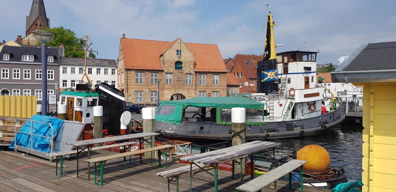 Appartement Kapitainskoje Direkt Am Hafen Flensburgs Extérieur photo