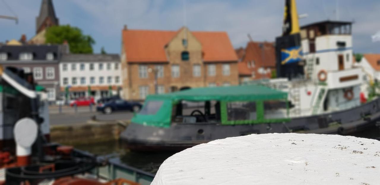 Appartement Kapitainskoje Direkt Am Hafen Flensburgs Extérieur photo